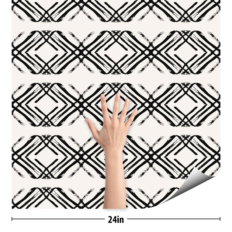 Papier peint, L 102 po x l 24 po