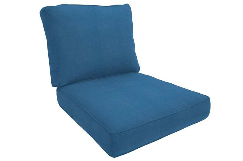 Eddie Bauer Outdoor Lounge Seat/Back Cushion, 5" H x 23" W x 24" D, Canvas Regatta Sunbrella® Canvas