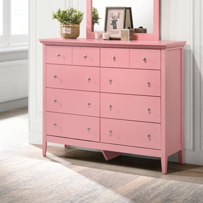Charmante commode rose