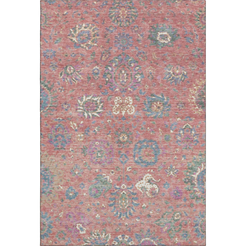 Premium Machine Washable Ariel Global Rug, Rectangle 8' x 10'