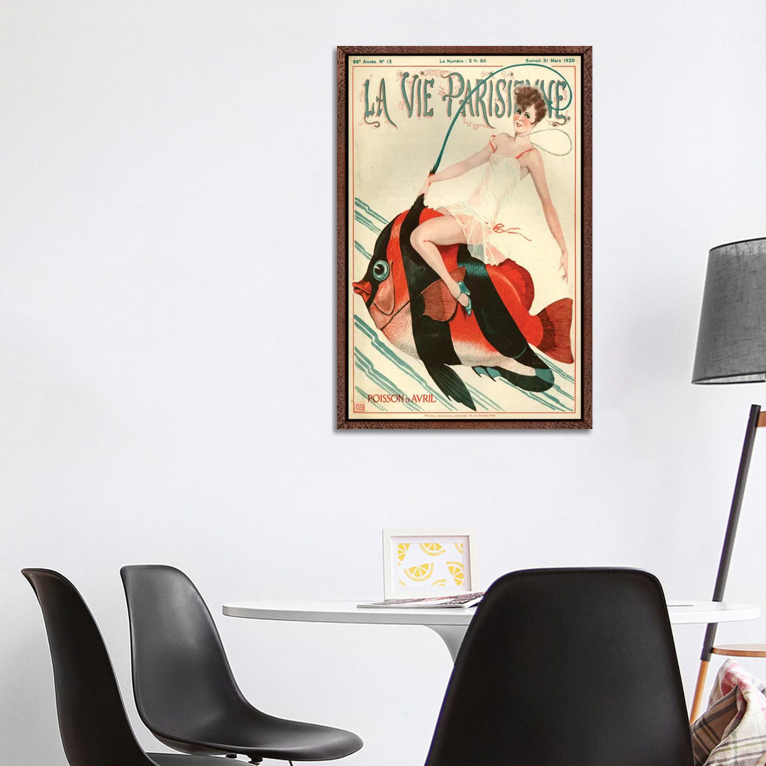 1927 La Vie Parisienne Magazin Cover von Georges Leonnec - Galerie-umwickelte Leinwand Giclée