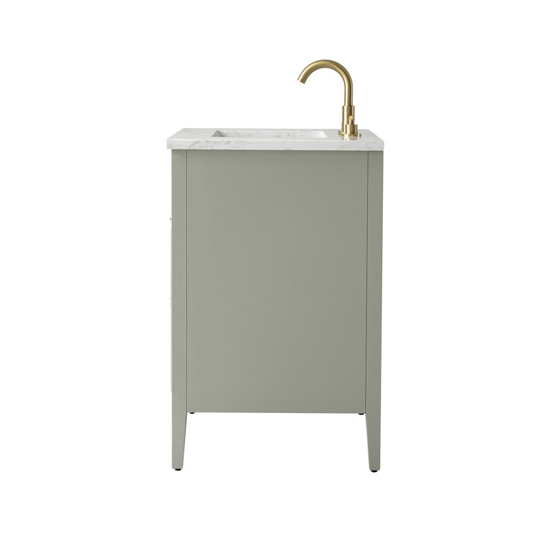 Emma 30" W Single Vanity, Light Sage