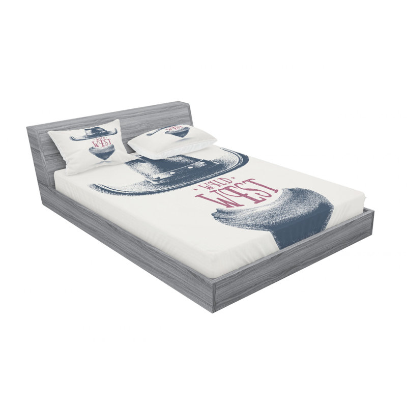 Microfiber Sheet Set, Queen Sheet Set with Fitted Sheet