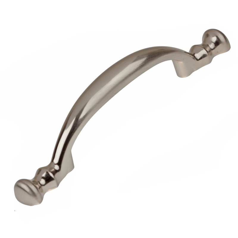 3" Center to Center Arch Pull, Satin Nickel