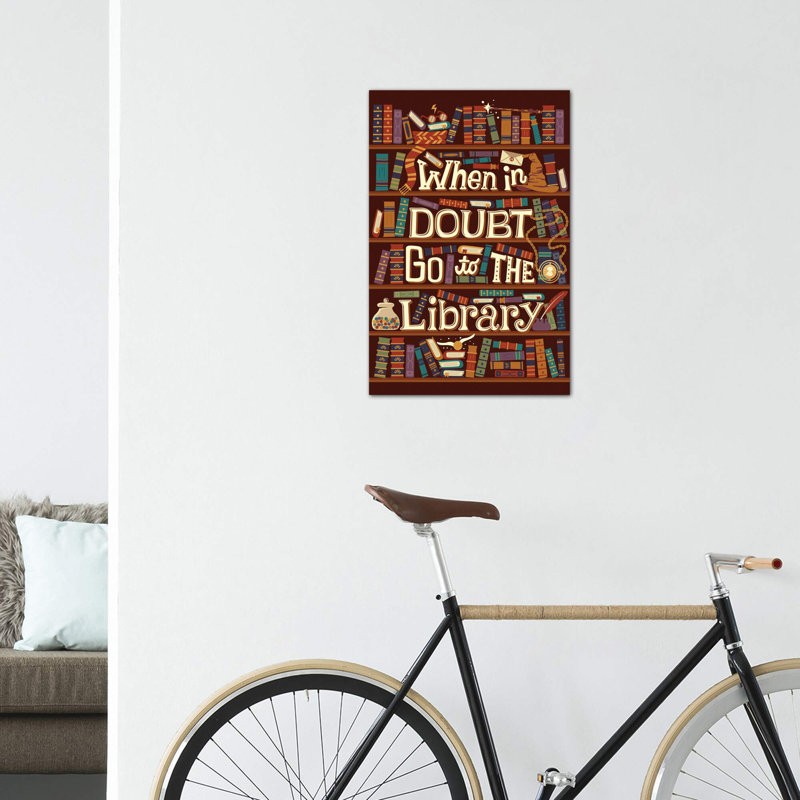 " Library " by Risa Rodil, Wrapped Canvas, No Mat, 60" H x 40" W x 1.5" D
