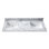 73'' W Double Marble Vanity Top