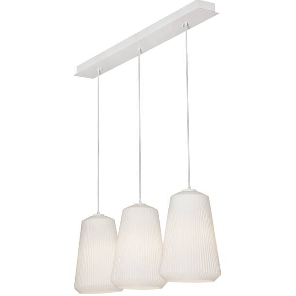 Wrought Studio Huse 1 - Light White Single Pendant | Wayfair