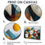 «Geometric Mountain Retro Colors - Art abstrait paysage mural»-1048109577-1048109570