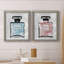 «Blue Wash Perfume», ensemble de 2 peintures sur toile encadrées-853266357-853266359