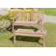 Xantippe Solid Wood Teak Outdoor Bench