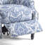 Ameiah 74 cm W Upholstered Wing Back Manual Push Back Recliner with Naihead Trims-466611848