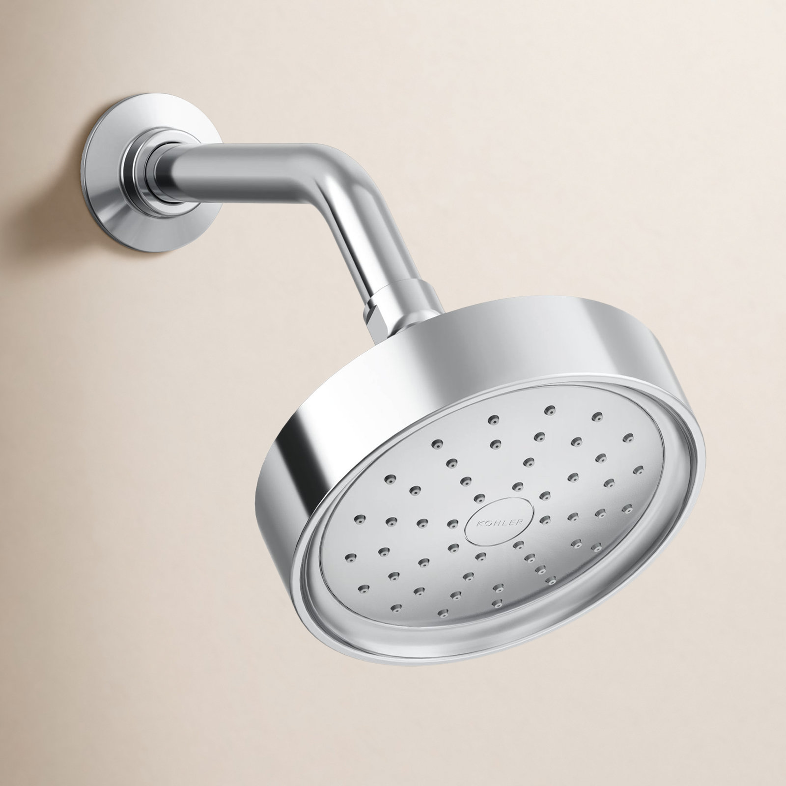 Purist 2.5 GPM Fixed Shower Head, Polished Chrome