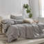 Ensemble de housse de couette à rayures 100% coton lavé MooMee-108306141-114985966