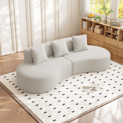 Canapé modulaire incurvé moderne à 5 places New Arrivage pour un salon, un appartement et une décoration intérieure confortable et élégant