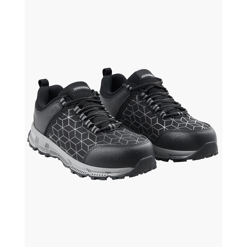 Steel Toe Shoes for Men, US Size 10, Men’s Cushion Sport Safety Toe Athletic Work Shoe, Indestructible Safety Sneakers Lightweight,Breathable Industry Construction Work Shoes, Black
