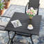 Ensemble de salle à manger de patio pour 4 personnes avec chaises empilables PVC-coated polyester-1971791448