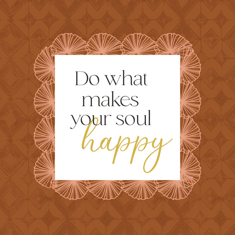 Do What Makes You Happy - Wrapped Canvas Art Prints, 122cm H x 122cm W