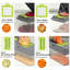15-in-1 Multifunctional Vegetable & Fruit Chopper,Veggie Dicer & Slicer with Stainless Steel Blades,Manual Onion Cutter for Salad,Meal Prep & Kitchen Food Preparation