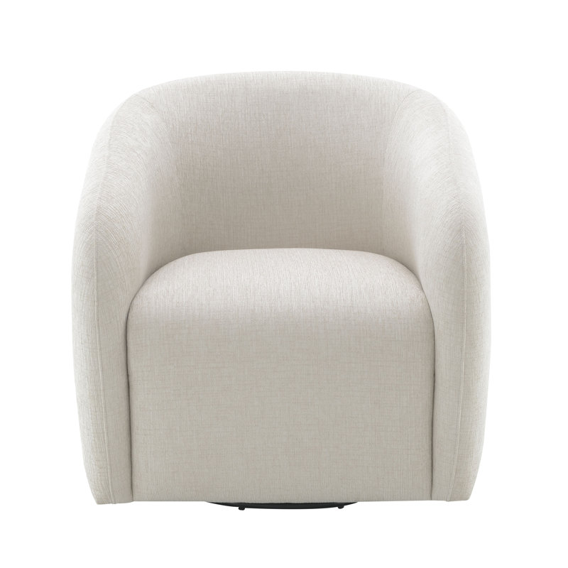 Fauteuil pivotant Hermanson, Beige