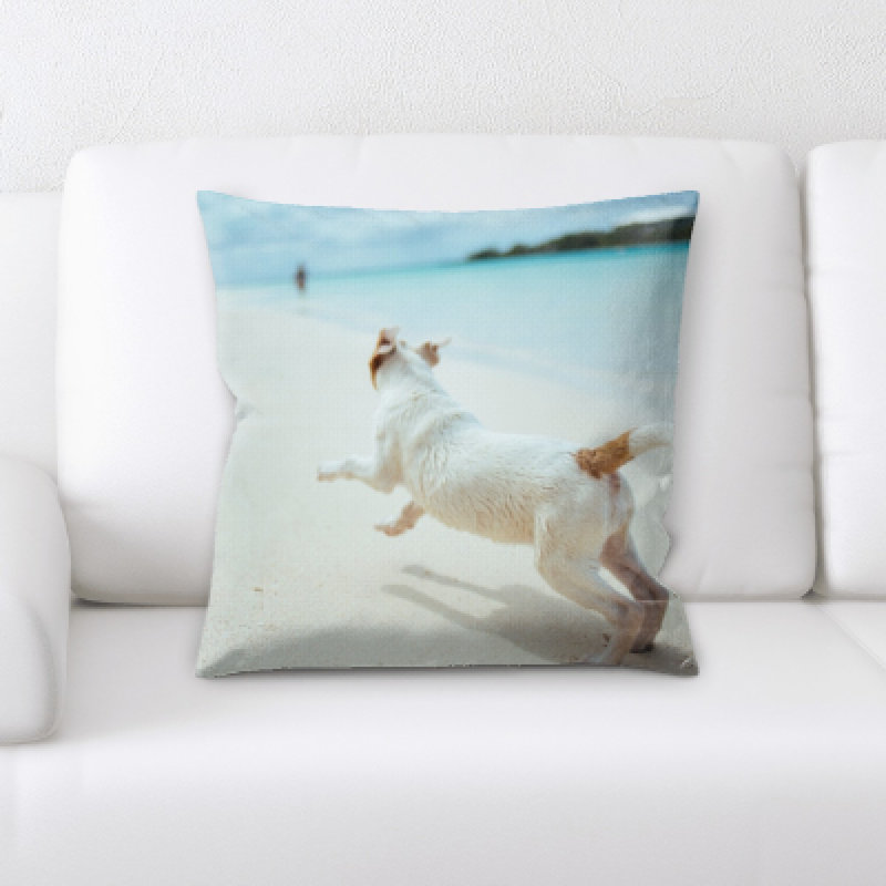 Microsuede Throw Pillow