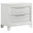 Mory 4pc Queen Bedroom Set, Herringbone Pattern, LED, White Wood-114566158