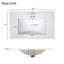 Meuble-lavabo de 30 po avec lavabo en céramique - Porte à fermeture en douceur, tiroir profond, tablette intégrée - Armoire de rangement moderne pour salle de bain-132147607
