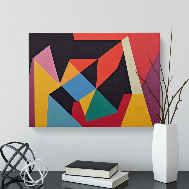 Suprematism Abstract Art Vol.6 - Wrapped Canvas, 50cm H x 76cm W x 3cm D