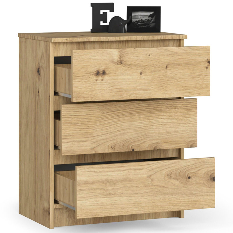 Eron 3 -Drawer Console