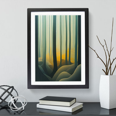 Classic Forest Abstract - Wall Art