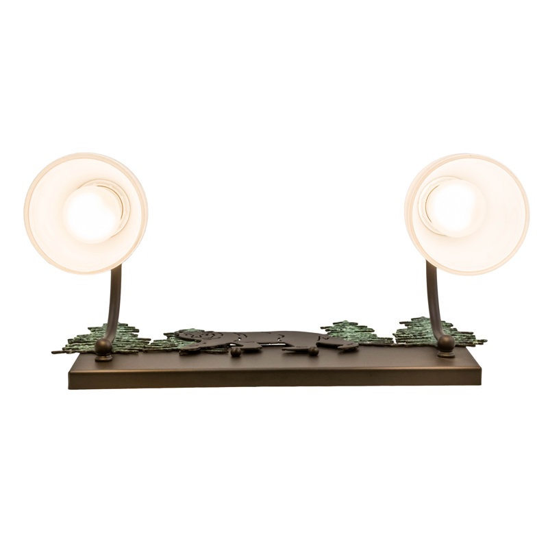 Rustic Lodge 2 - Light Vanity Light, Oil Rubbed Bronze