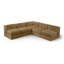 Tissu d'ameublement en velours Demars 5 pièces Canapé modulaire modulaire-700655650-700655652