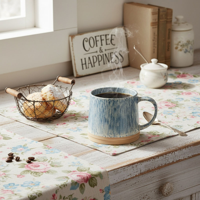 10 grandes tasses Rhea, bleu, Bleu