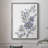 Periwinkle Patch II Framed Print - Solid Wood-457417022