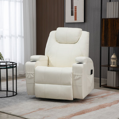 Fauteuil de massage en faux cuir
