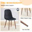 Ensemble de 4 tables de salle à manger confortables avec pieds en métal pour une collection de matériaux de style moderne-250395723-250395735