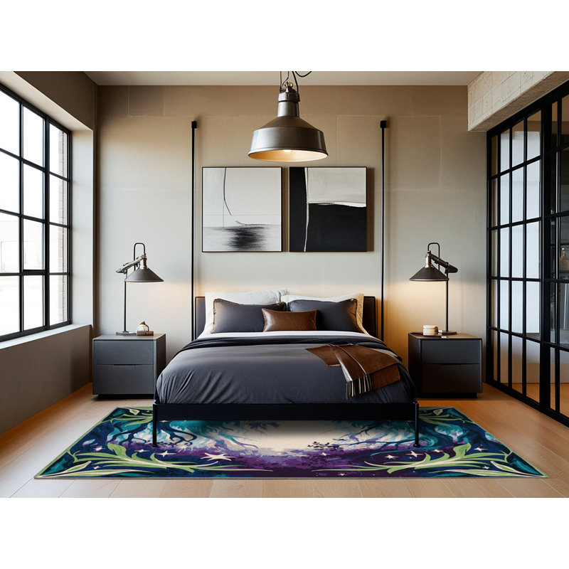 Tapis Radiant Roots, Rond 7 pi