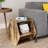 23.62'' Hexagonal Coffee Table Side Table Nightstand-734808155