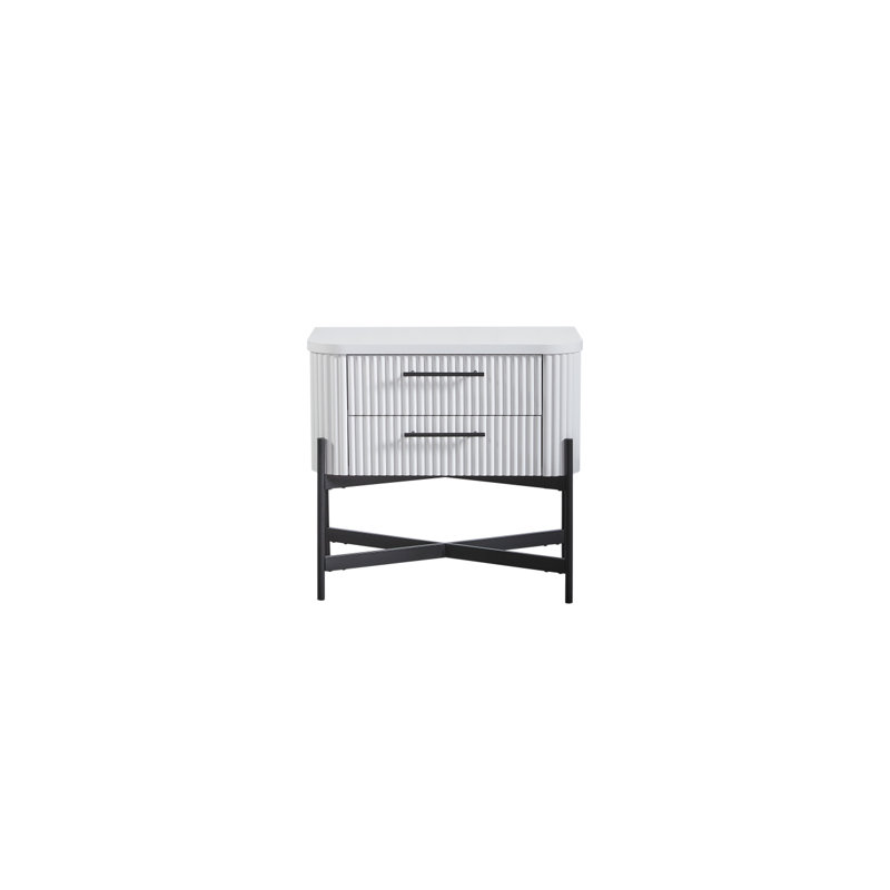 2 Drawer Nightstand (USB Type C)