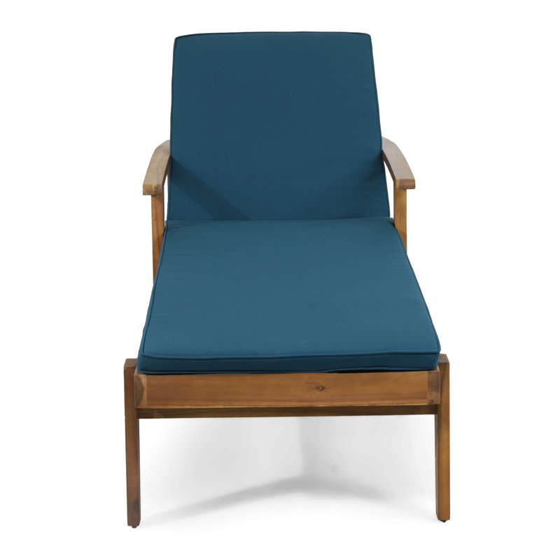 JASON BEACH CHAISE LOUNGE DECK CHAIR CUSION, Blue