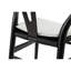 Chaises pour salle à manger, chaise de salle à manger en bois tissé Soild, fauteuil, entièrement assemblée, ensemble de 2