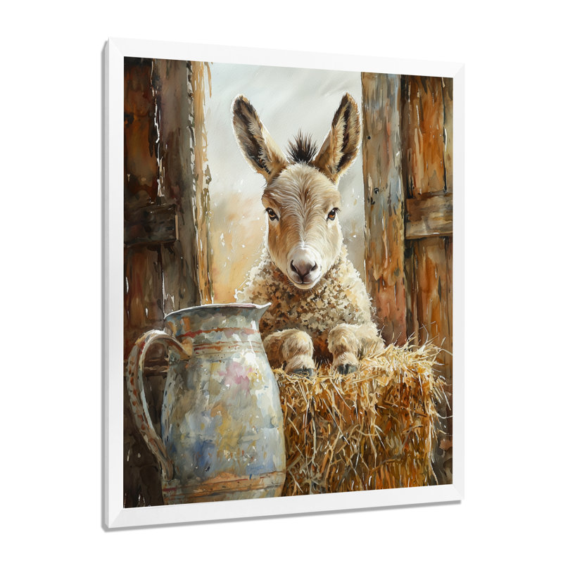 Dulcio - Animals Canvas Art Print, H 44 po x l 34 po, Reproduction encadrée d'une seule photo, Blanc