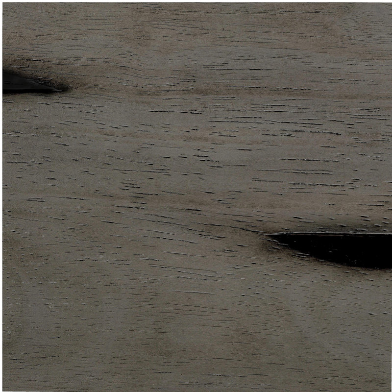 Ensemble de chaises à hauteur de bar 2 pièces, chaises pivotantes à 360 degrés gris et noir usés, meubles en bois d'hévéa massif, tabouret de bar à dossier divisé en X