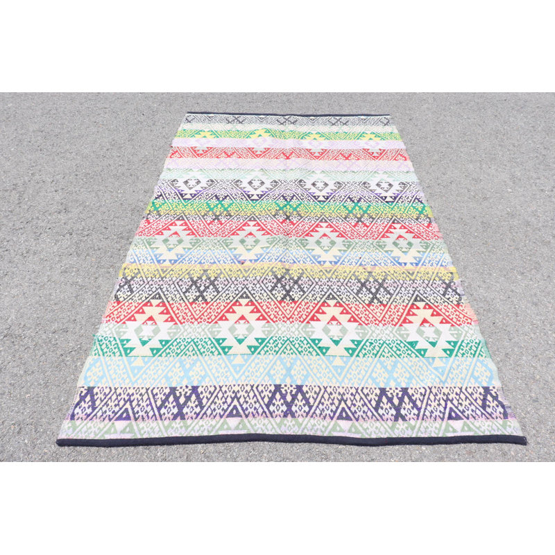 Tapis turc antique à motif complexe - pièce de décoration intérieure tissée à la main exquise