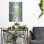  «Syn synchronized Swimmer 2» par Grace Popp, art mural en métal, 12 po x 16 po