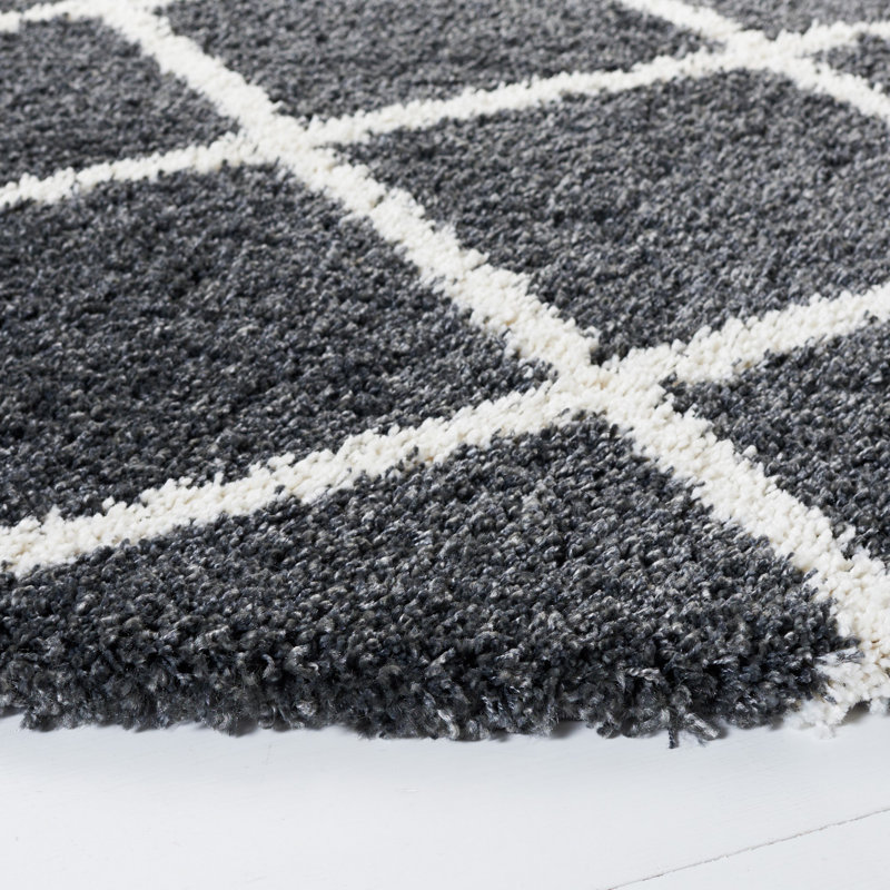 Aravella Performance Geometric Rug, Round 7'