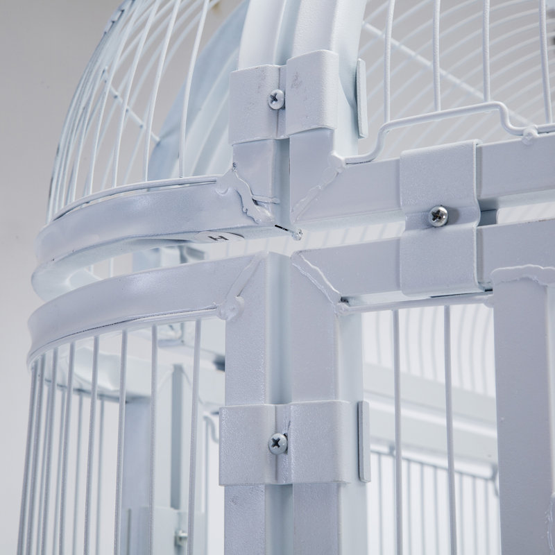 Cage à oiseau Corwynn, Blanc