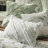 Sage Cotton Comforter , 9, For King Bed 9 King, Romantic Floral Theme