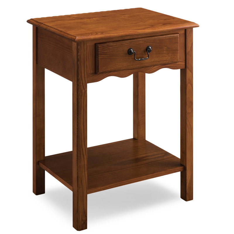 Table d'appoint en bois manufacturé Shaker