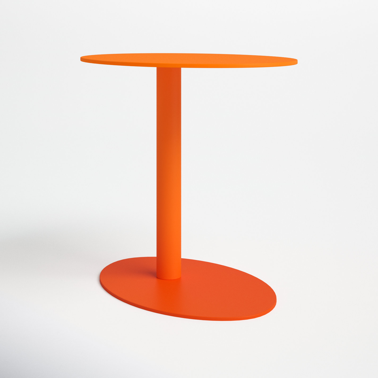Sunset 20" Patio Side Table, Orange