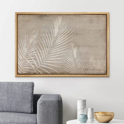 " Tropical Jungle Palm Leaf " Painting Print
